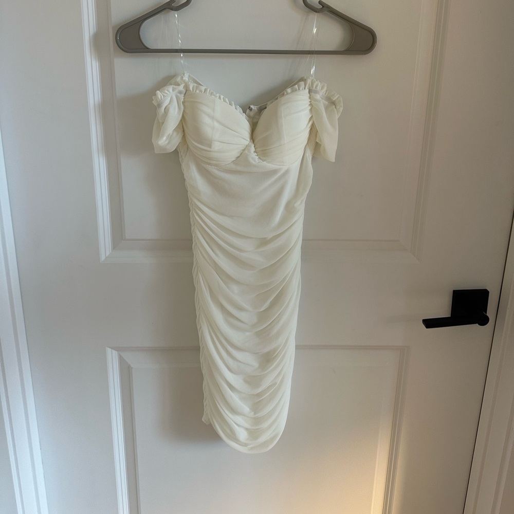 Windsor Ruched Mini Dress - Picture 2 of 7